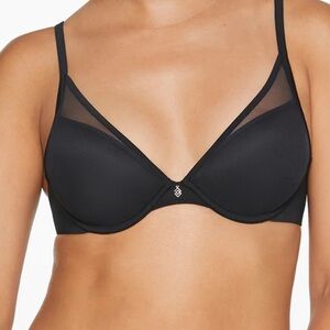 NWT ThirdLove Uplift Plunge Bra, 34A, Black